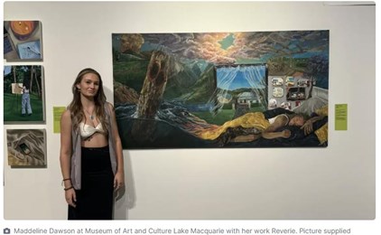 Maitland students' work shines on gallery walls Image