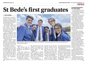 St Bede's Chisholm first graduates receive rockstar reception Images 1